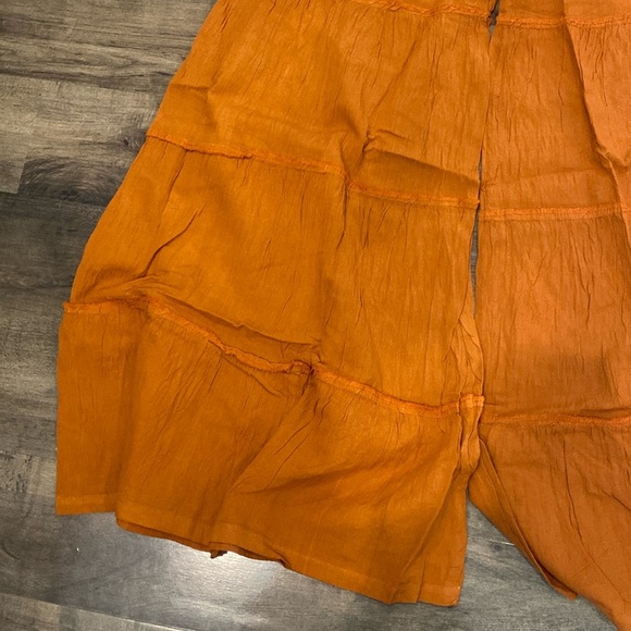 NWT Kathmandu Imports 100% cotton Boho Wide leg pants Wrap top Set - Picture 2 of 6